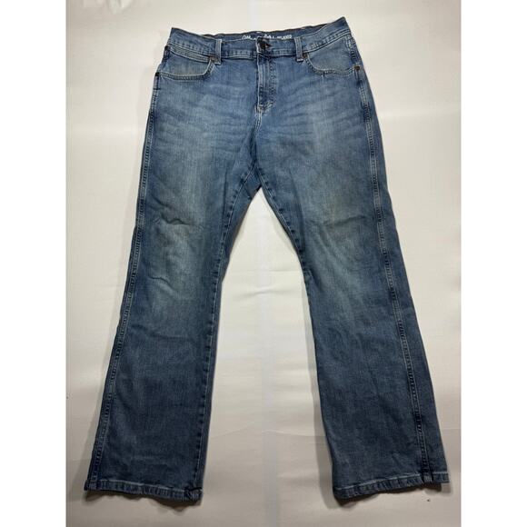 Wrangler Retro Men's Relaxed Bootcut Blue Denim Jeans - Size 34x31 - Picture 1 of 5